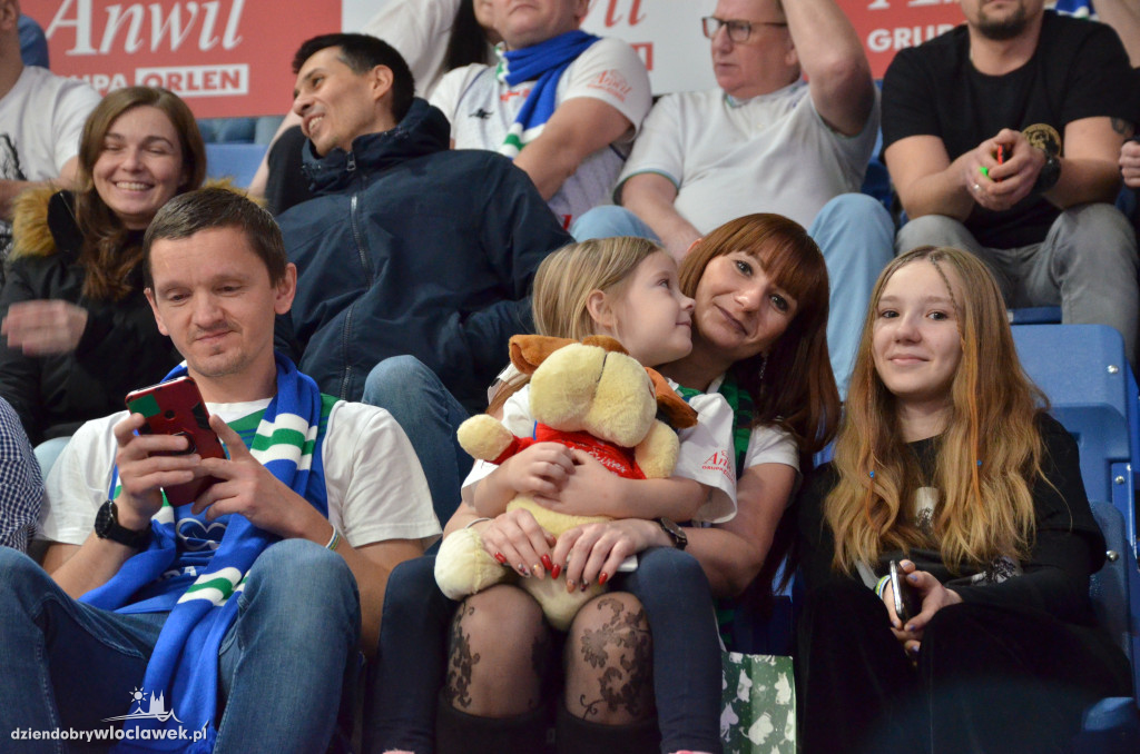 Kibice na meczu Anwil - Legia Warszawa