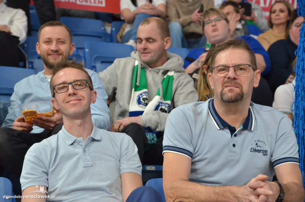 Kibice na meczu Anwil - Legia Warszawa