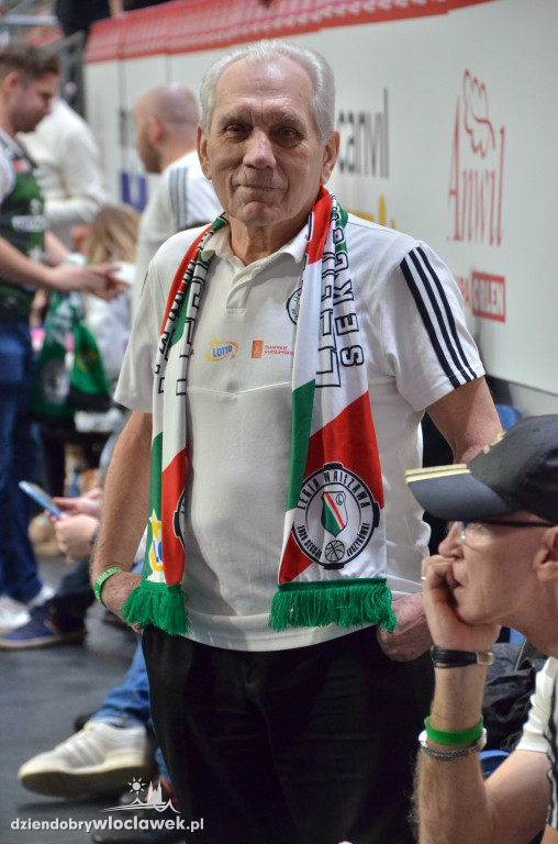Kibice na meczu Anwil - Legia Warszawa