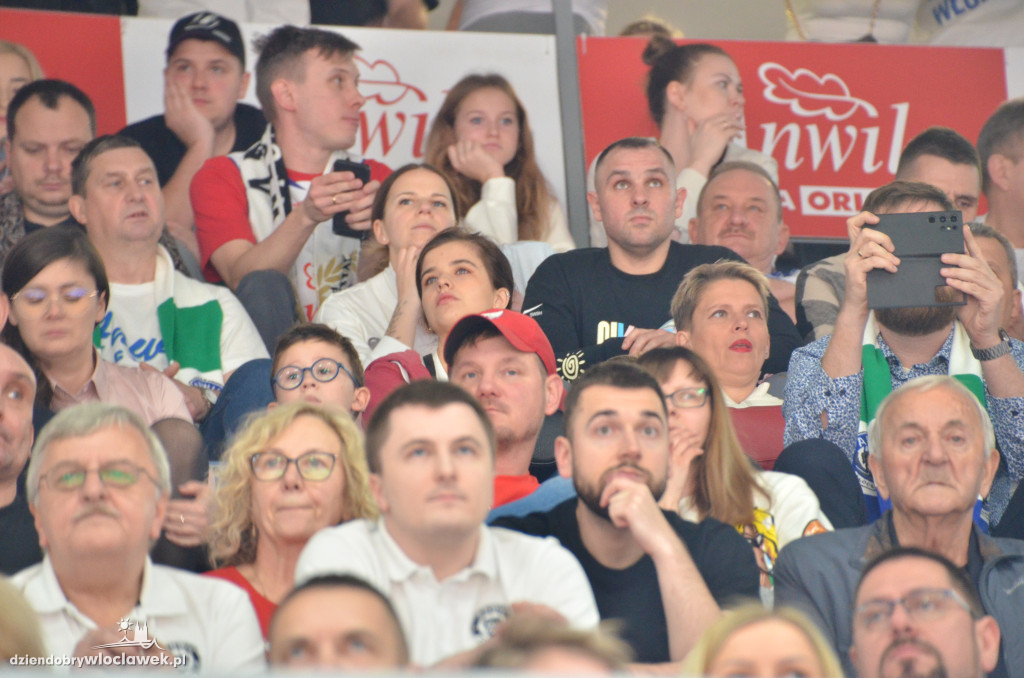 Kibice na meczu Anwil - Legia Warszawa