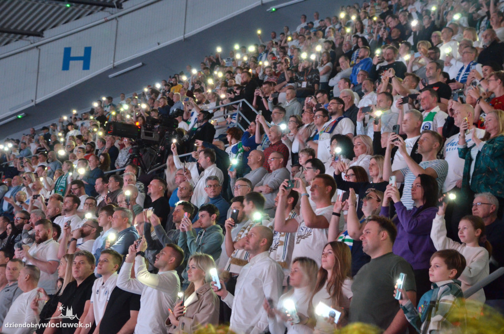 Kibice na meczu Anwil - Legia Warszawa