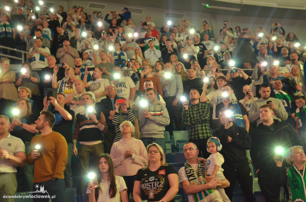 Kibice na meczu Anwil - Legia Warszawa