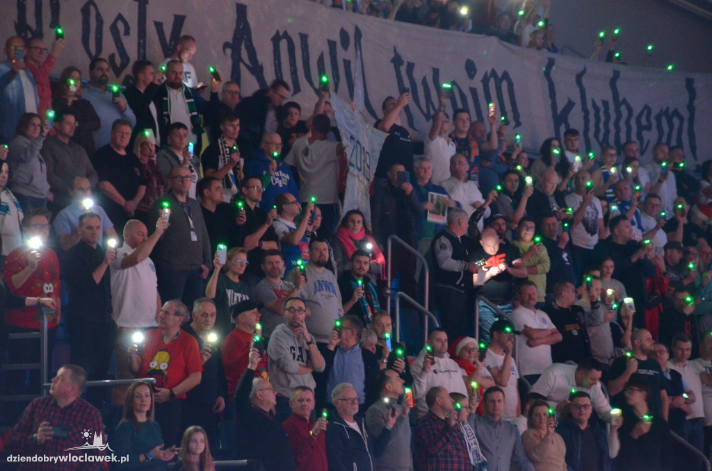 Kibice na meczu Anwil - Legia Warszawa