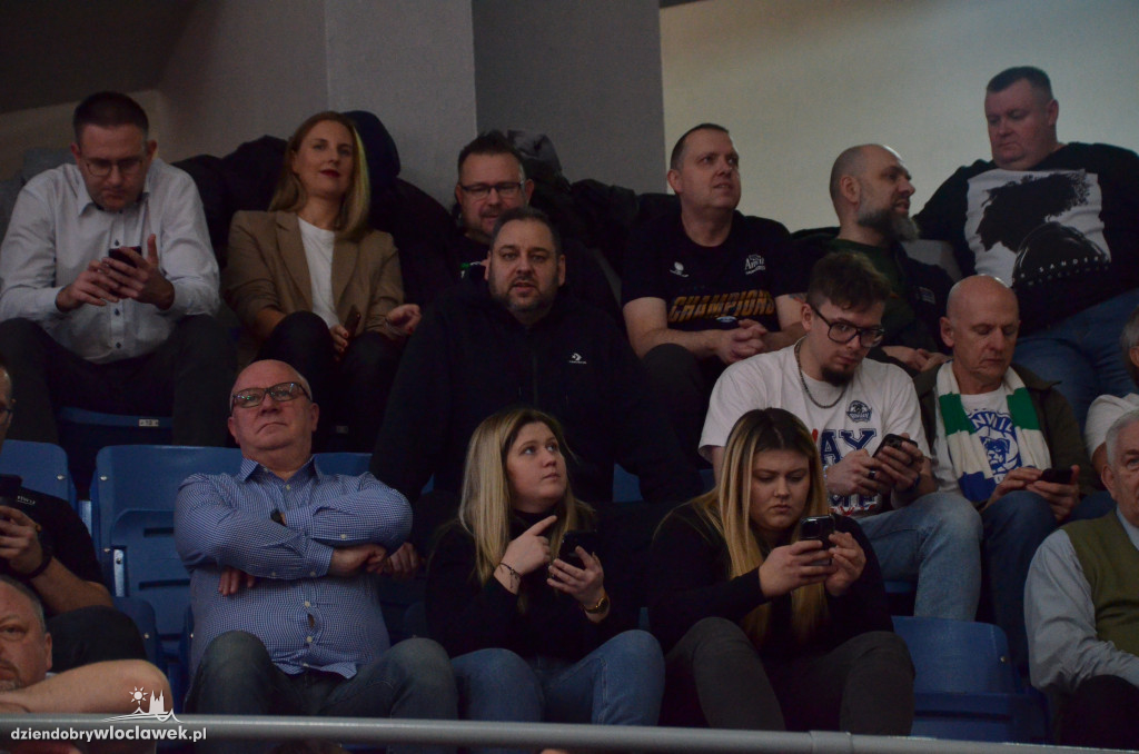 Kibice na meczu Anwil - Legia Warszawa