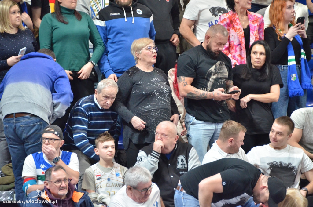 Kibice na meczu Anwil Włocławek vs King Szczecin