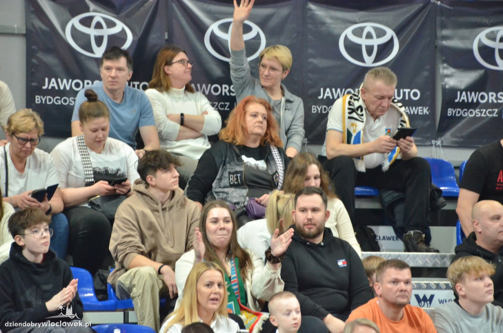 Kibice na meczu Anwil Włocławek vs King Szczecin