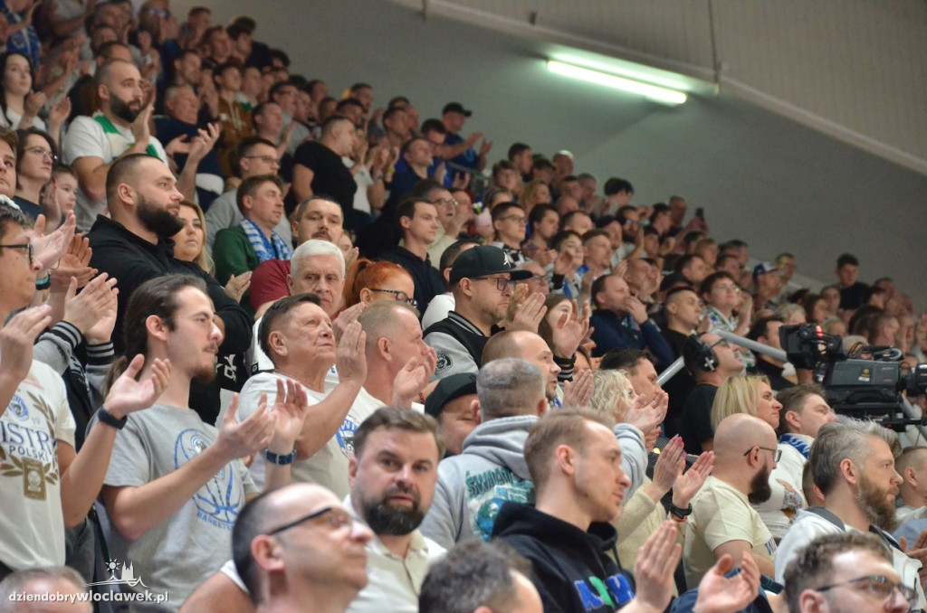 Kibice na meczu Anwil Włocławek vs King Szczecin