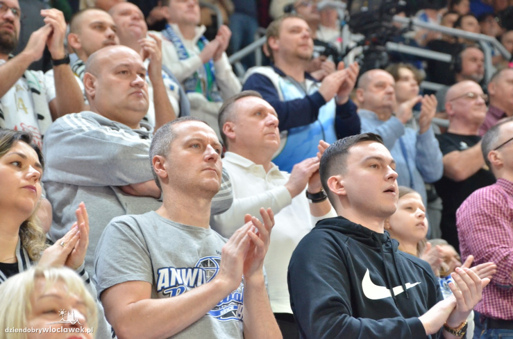 Kibice na meczu Anwil Włocławek vs King Szczecin