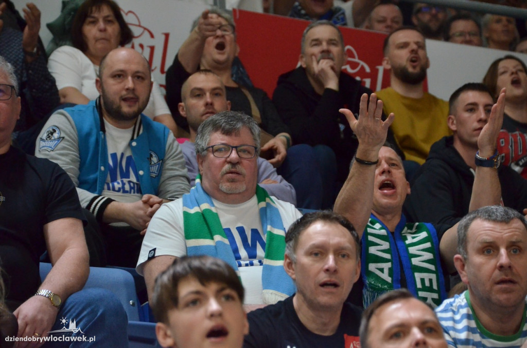 Kibice na meczu Anwil Włocławek vs King Szczecin