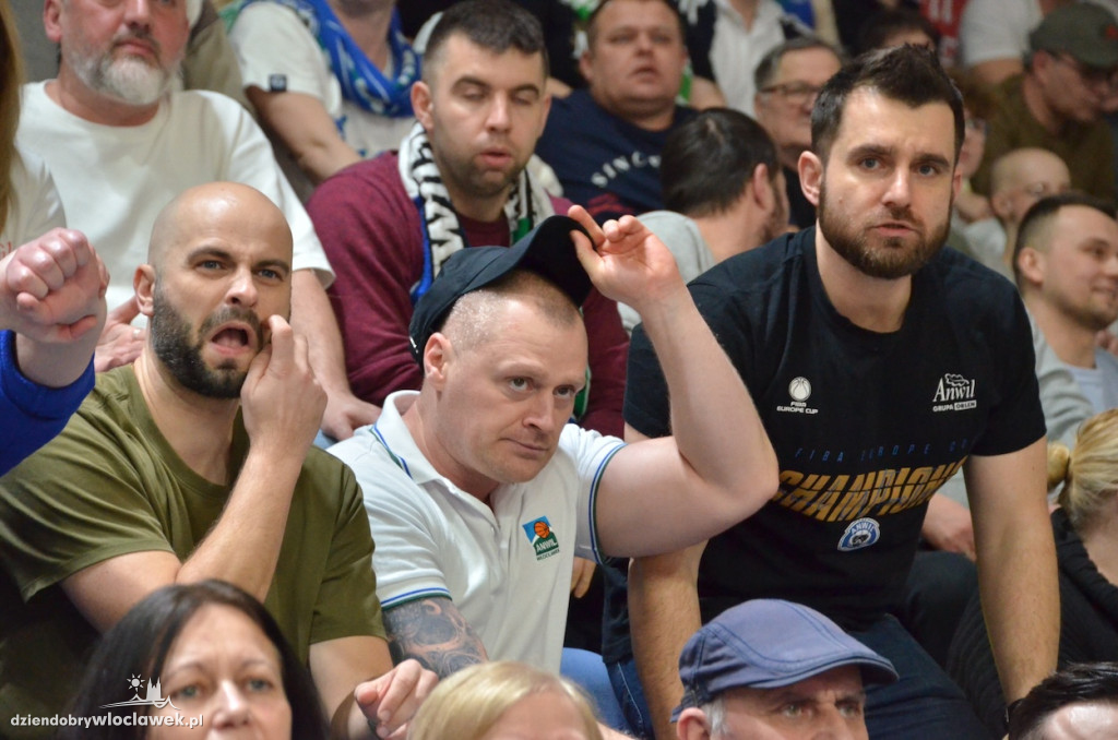 Kibice na meczu Anwil Włocławek vs King Szczecin
