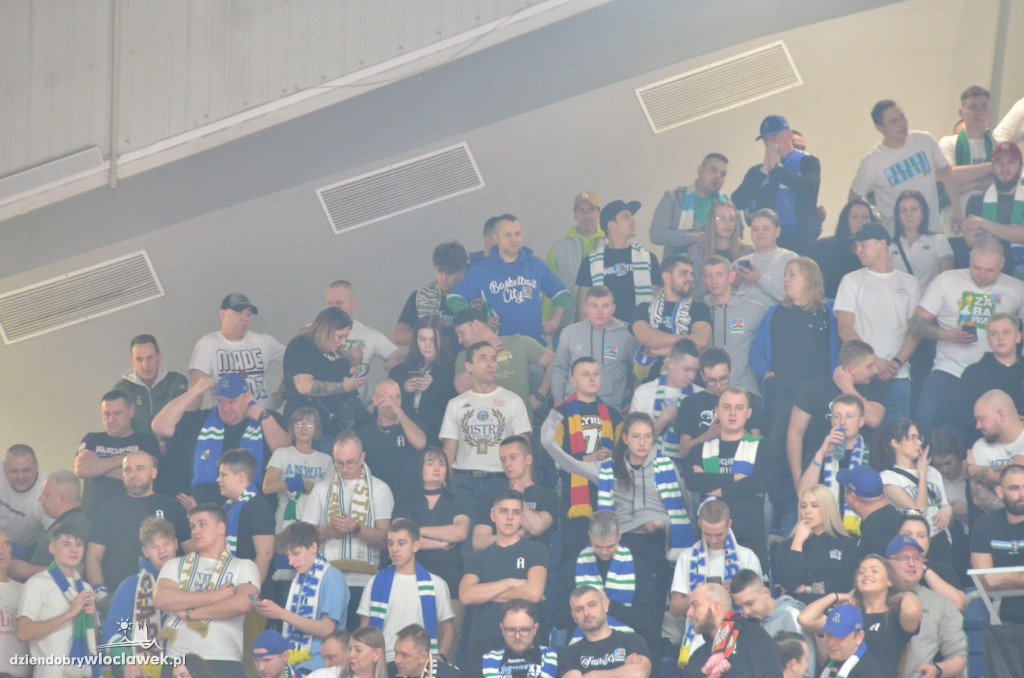 Kibice na meczu Anwil Włocławek vs King Szczecin