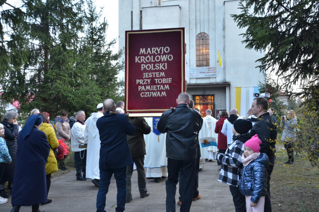 Kopia Ikony Jasnogórskiej w parafii Chrystusa Króla