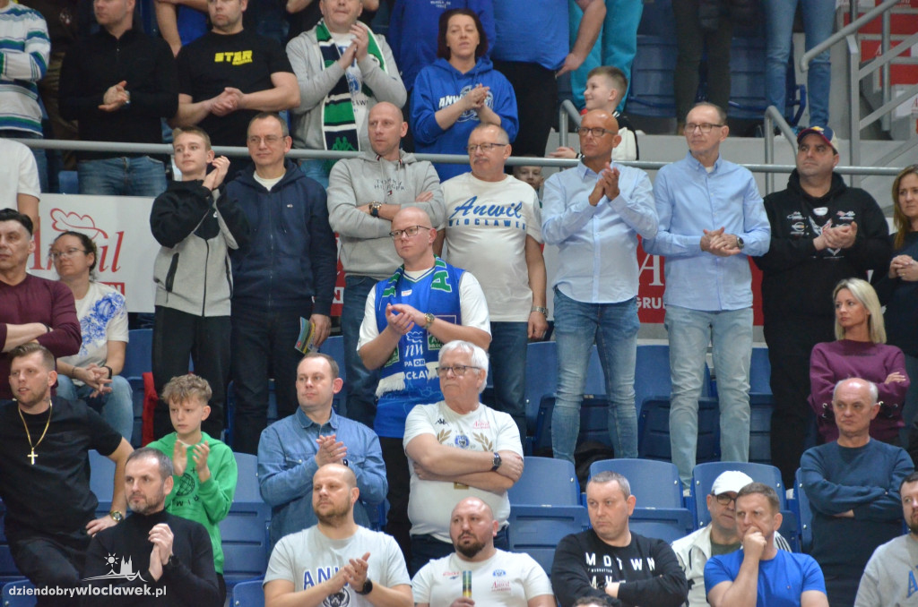 Kibice na meczu Anwil Włocławek vs Stelmet