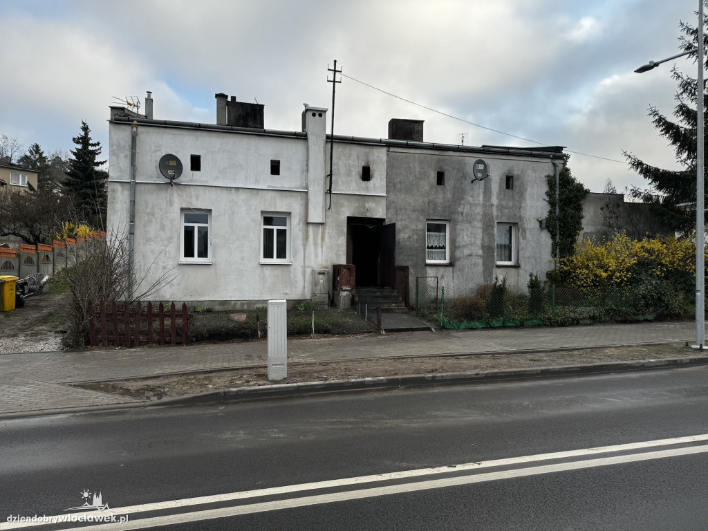Pożar kamienicy przy ul. Lipnowskiej