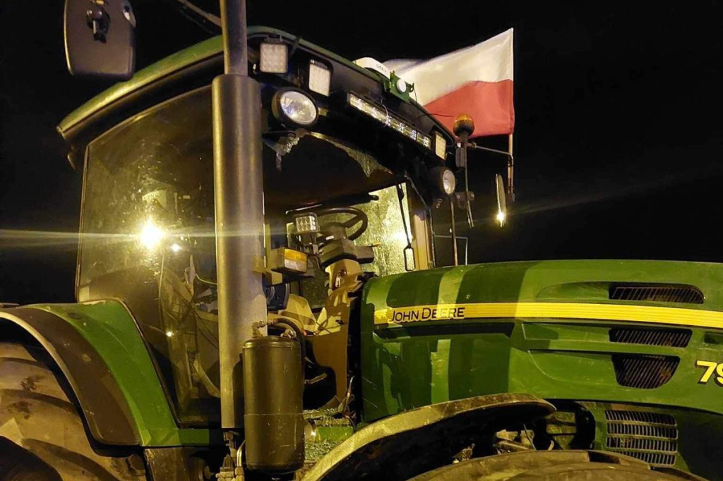 Strzelanina podczas protestu rolników
