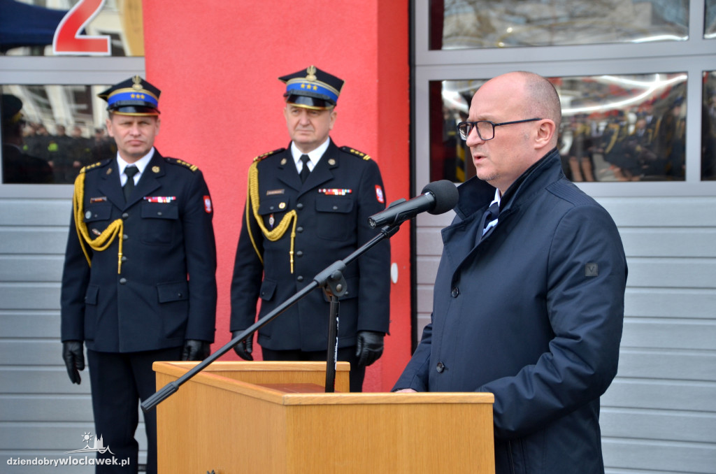 Strażacy otrzymali medal Prezydenta Włocławka