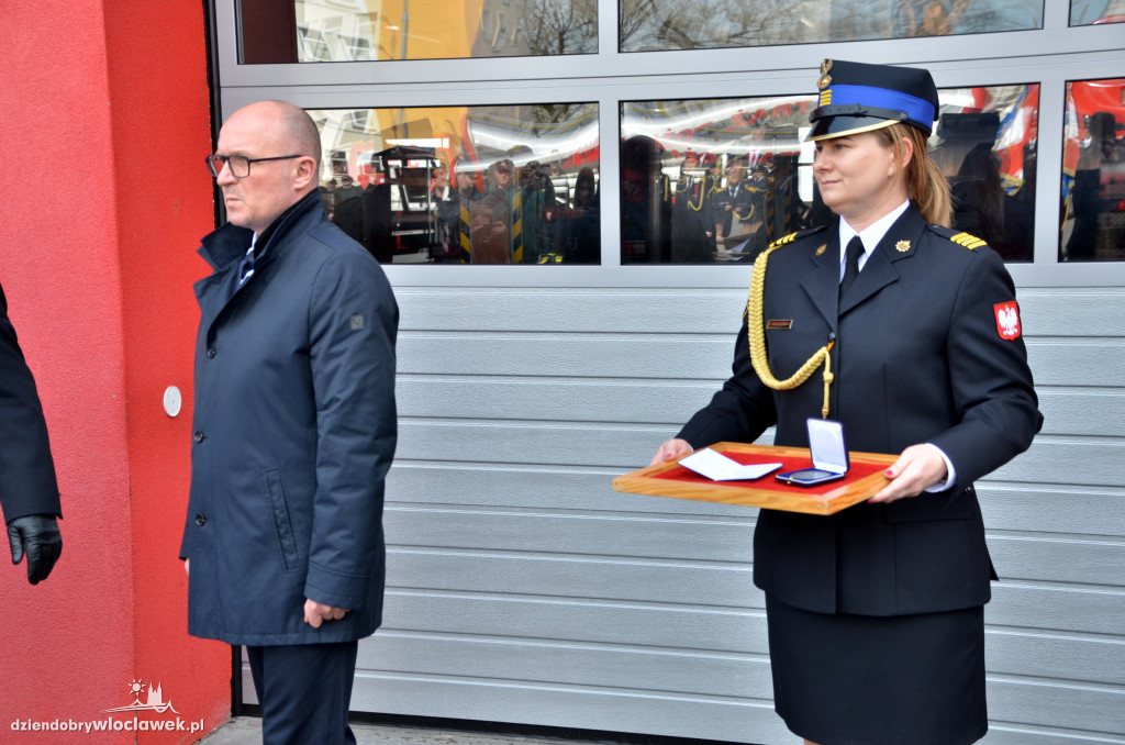 Strażacy otrzymali medal Prezydenta Włocławka