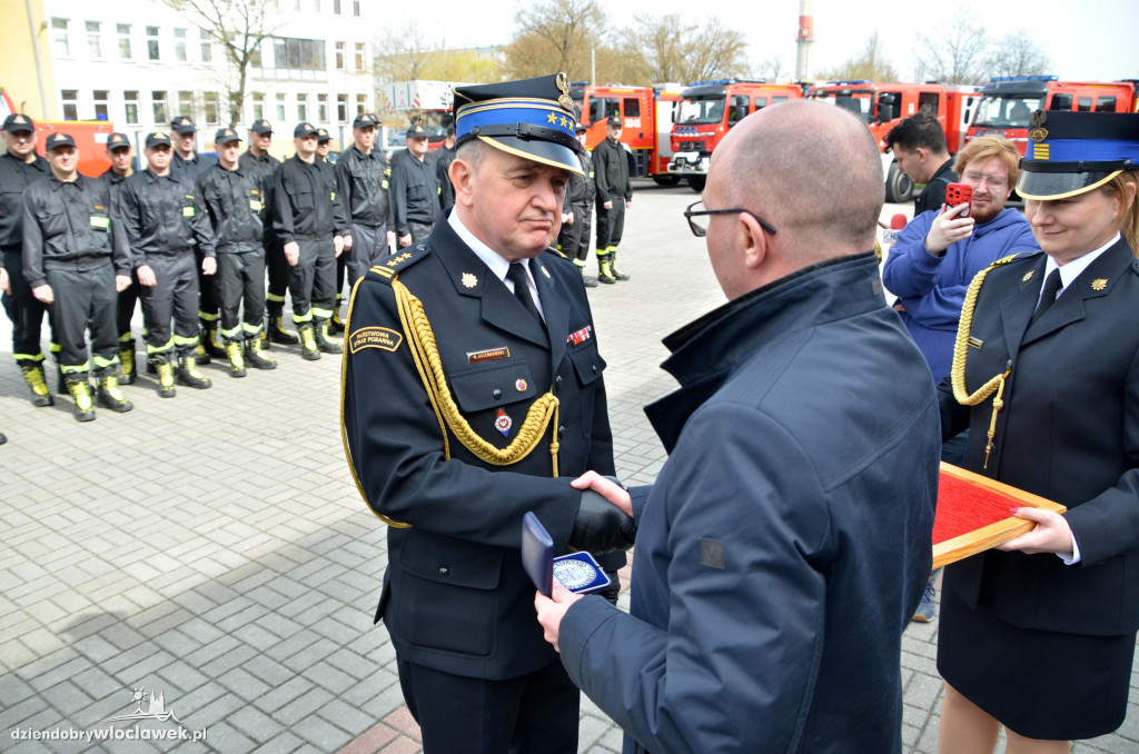 Strażacy otrzymali medal Prezydenta Włocławka