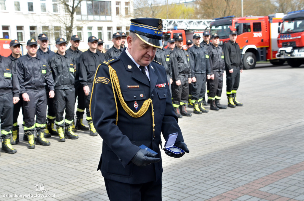 Strażacy otrzymali medal Prezydenta Włocławka
