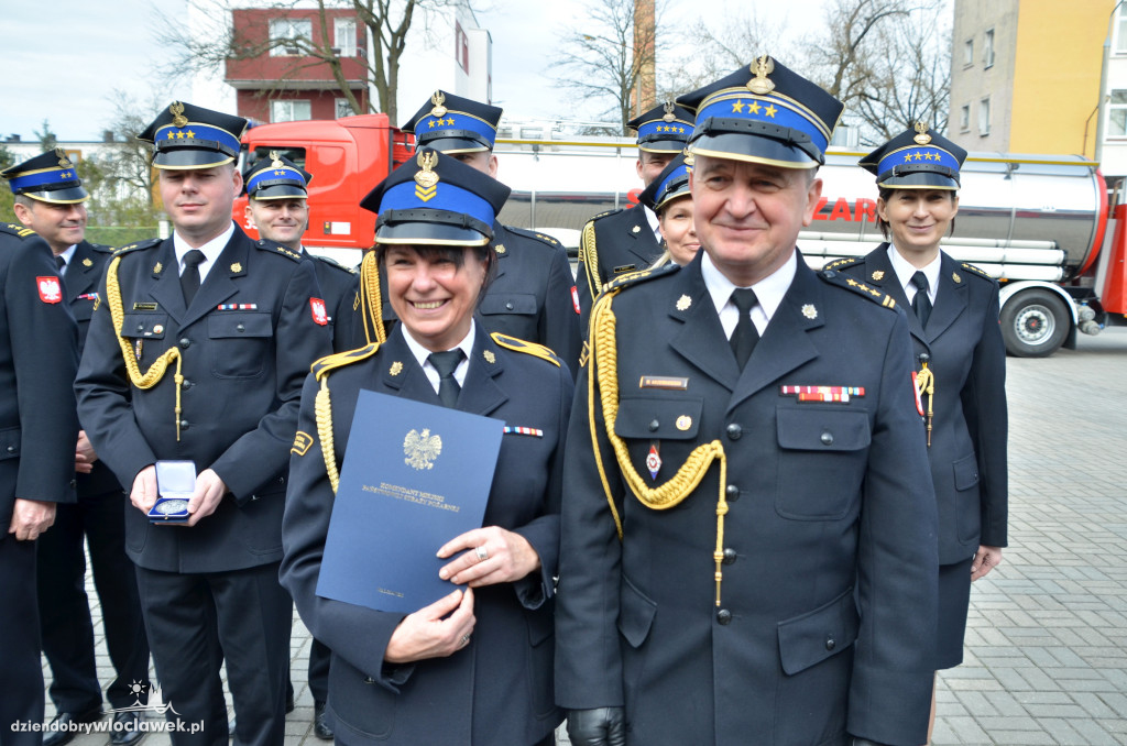 Strażacy otrzymali medal Prezydenta Włocławka