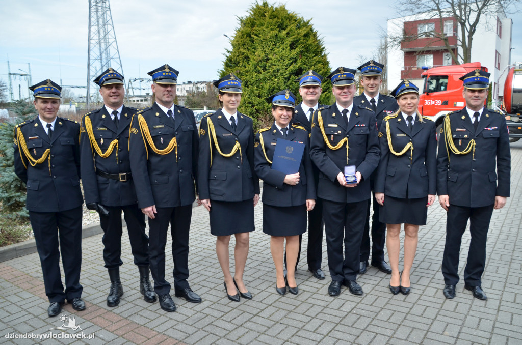 Strażacy otrzymali medal Prezydenta Włocławka