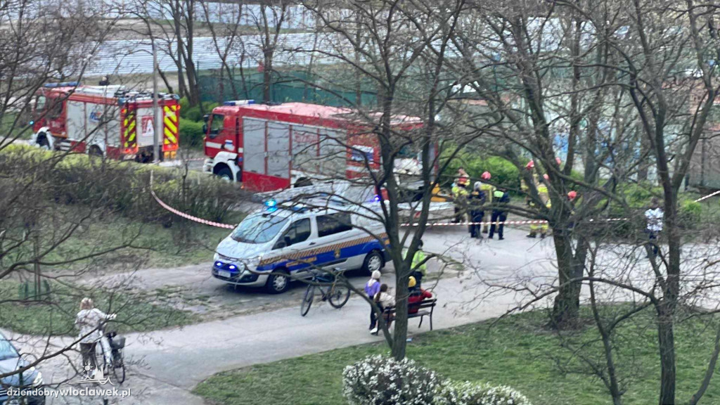 Interwencja strażaków na os. Południe