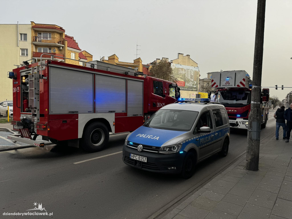 Pożar przy ul. Starodębskiej