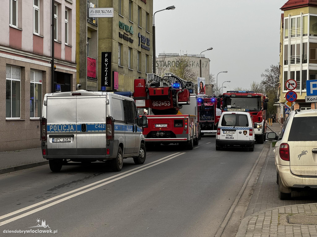 Pożar przy ul. Starodębskiej