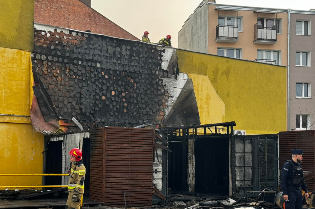 Pożar przy ul. Starodębskiej