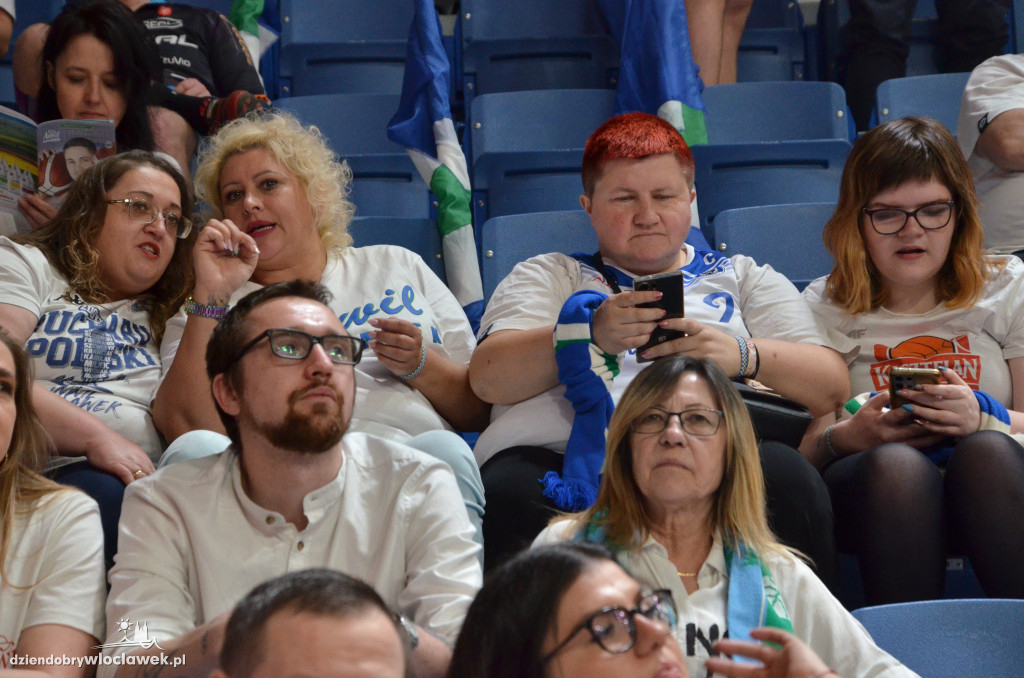 Kibice na meczu Anwil Włocławek - Czarni Słupsk