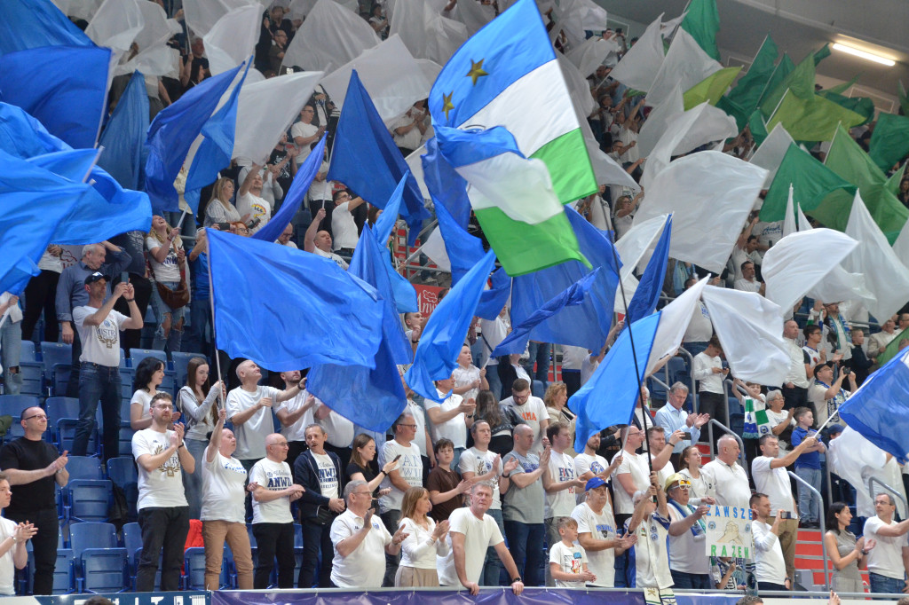 Kibice na meczu Anwil Włocławek - Czarni Słupsk