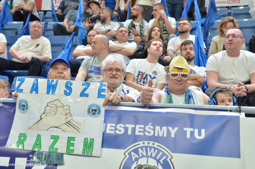 Kibice na meczu Anwil Włocławek - Czarni Słupsk