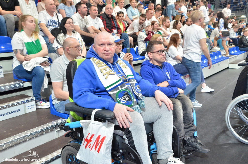 Kibice na meczu Anwil Włocławek - Czarni Słupsk