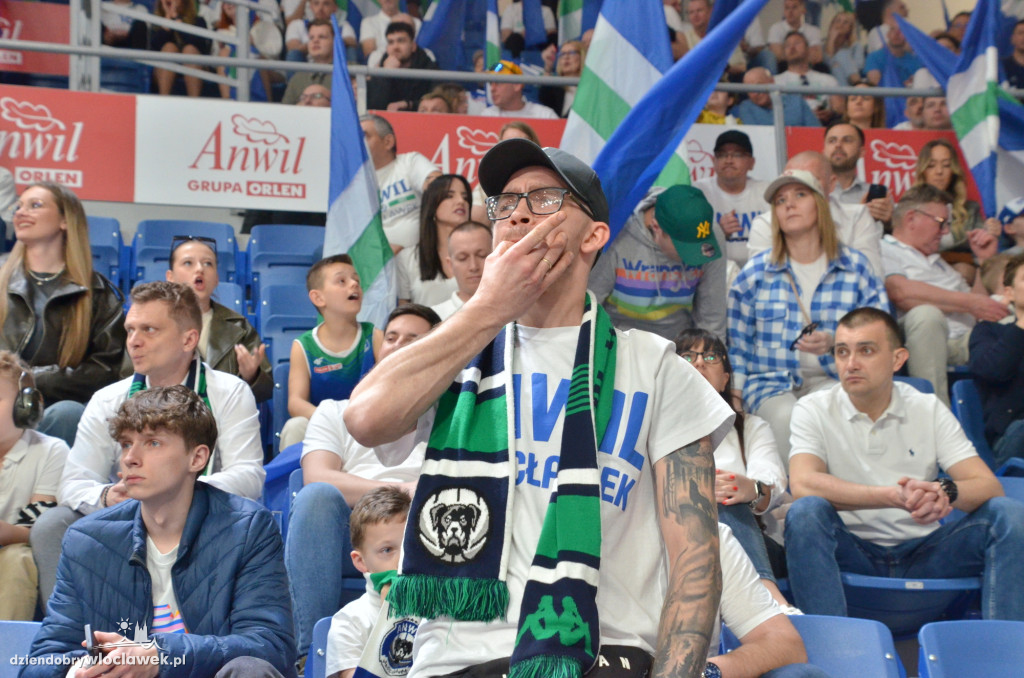 Kibice na meczu Anwil Włocławek - Czarni Słupsk