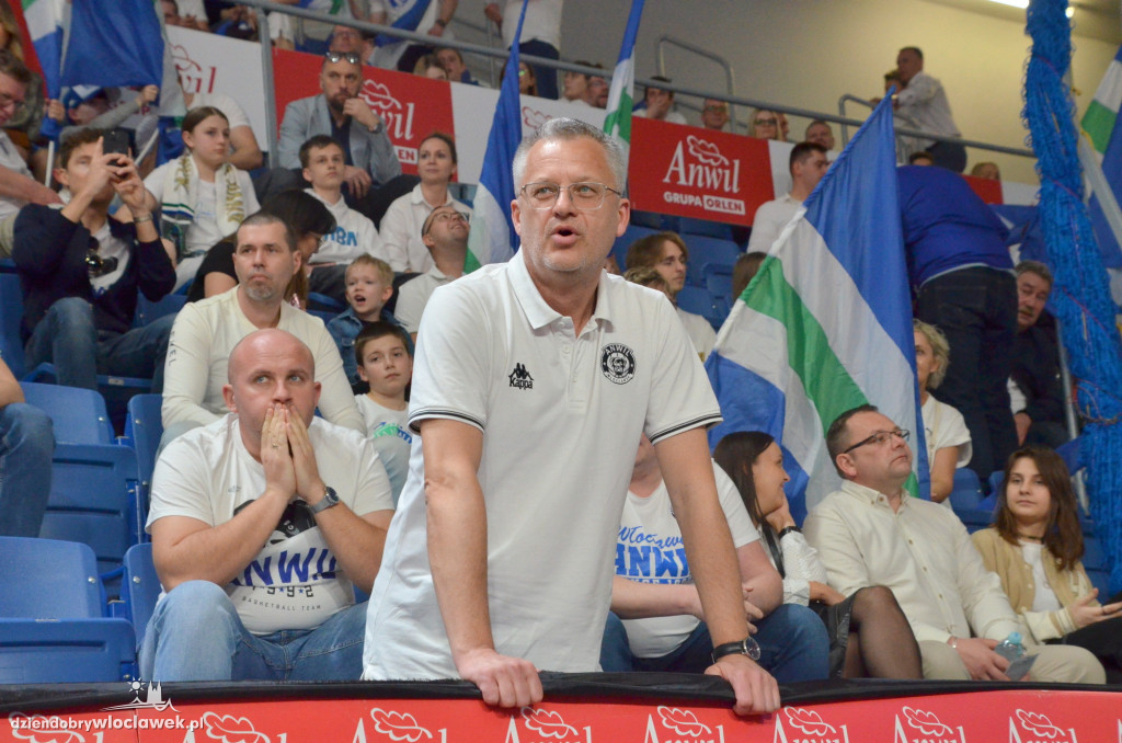 Kibice na meczu Anwil Włocławek - Czarni Słupsk