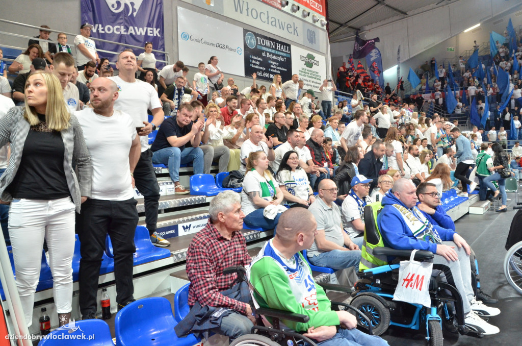 Kibice na meczu Anwil Włocławek - Czarni Słupsk