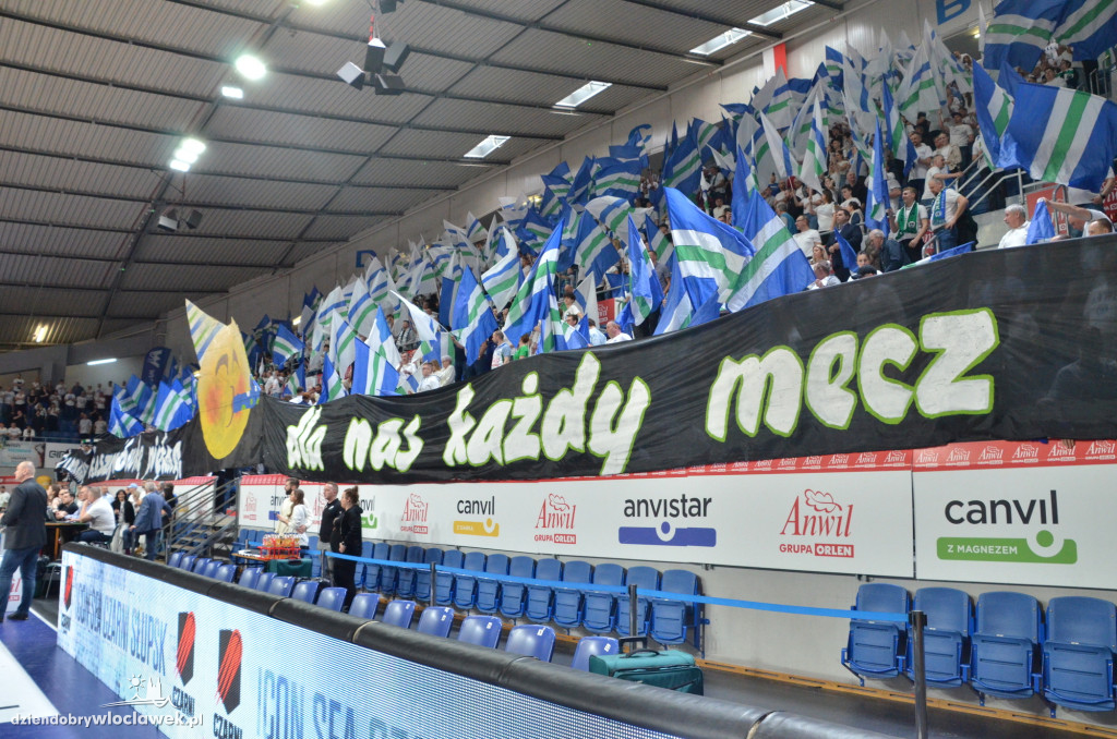 Kibice na meczu Anwil Włocławek - Czarni Słupsk