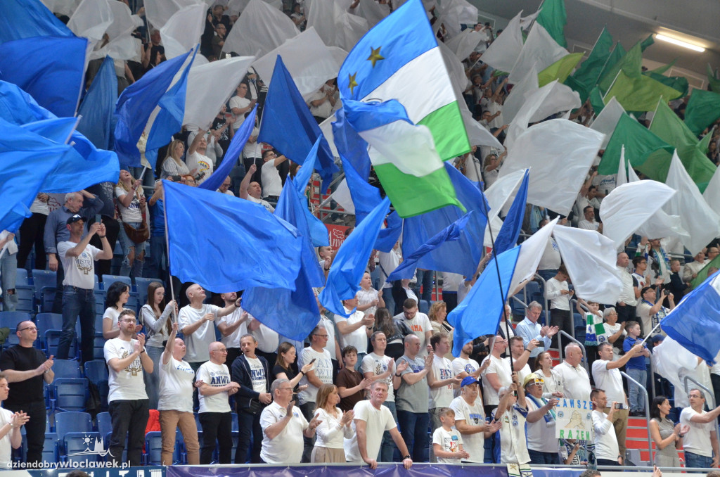 Kibice na meczu Anwil Włocławek - Czarni Słupsk