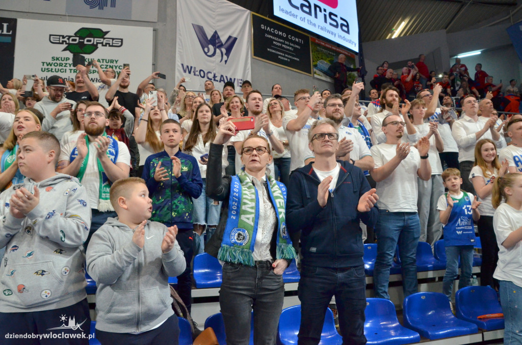 Kibice na meczu Anwil Włocławek - Czarni Słupsk