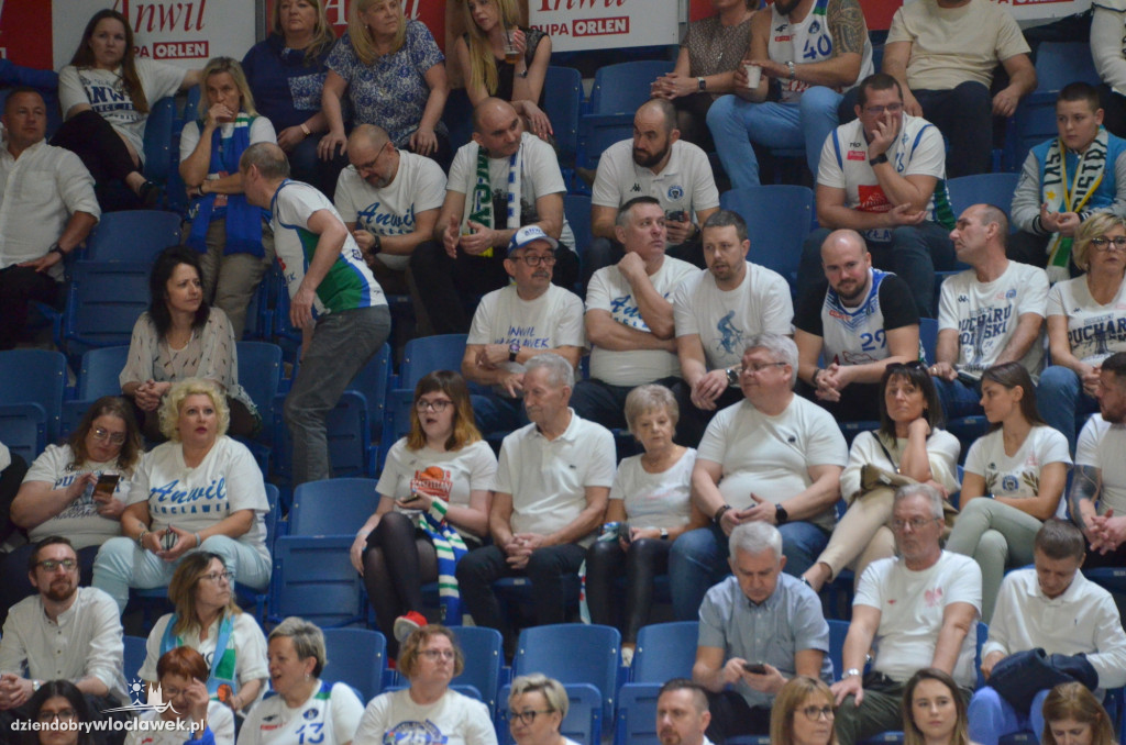 Kibice na meczu Anwil Włocławek - Czarni Słupsk
