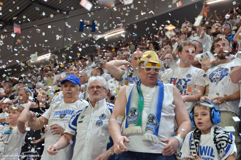 Kibice na meczu Anwil Włocławek - Czarni Słupsk