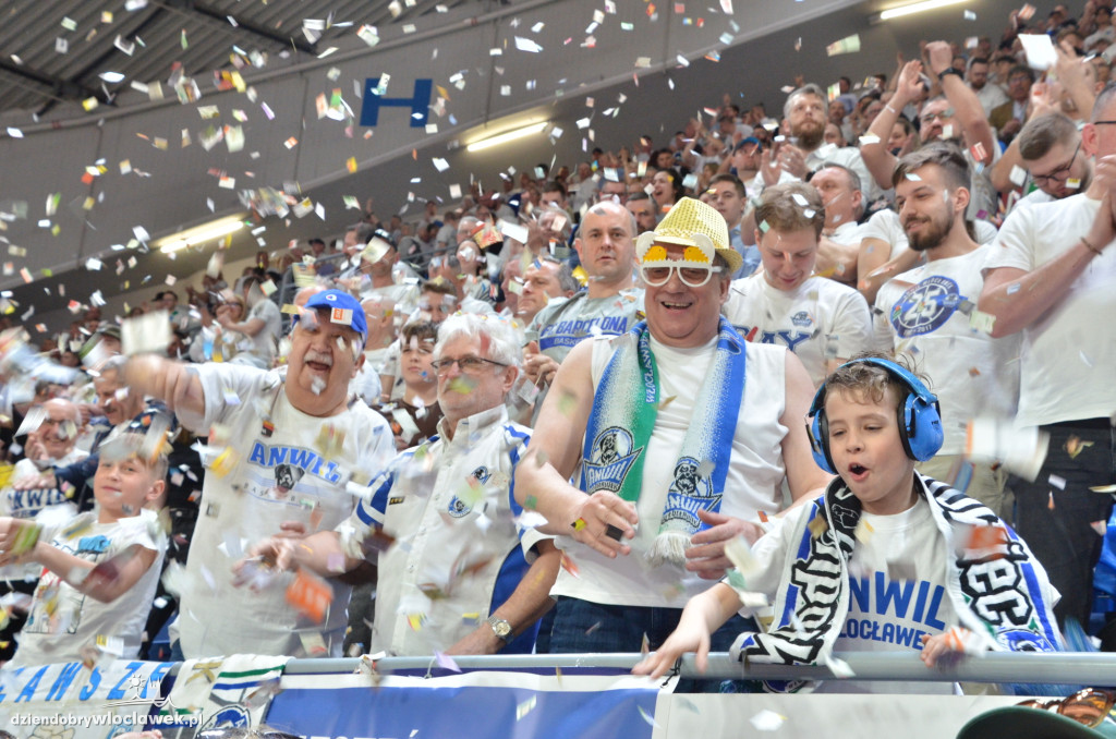Kibice na meczu Anwil Włocławek - Czarni Słupsk