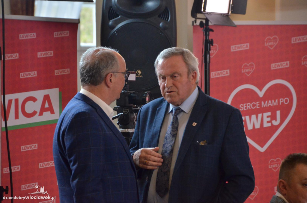 Czarzasty i Gawkowski we Włocławku