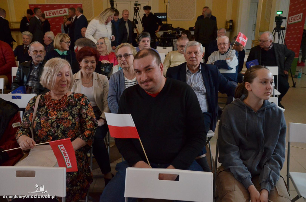 Czarzasty i Gawkowski we Włocławku