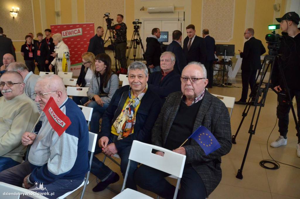 Czarzasty i Gawkowski we Włocławku