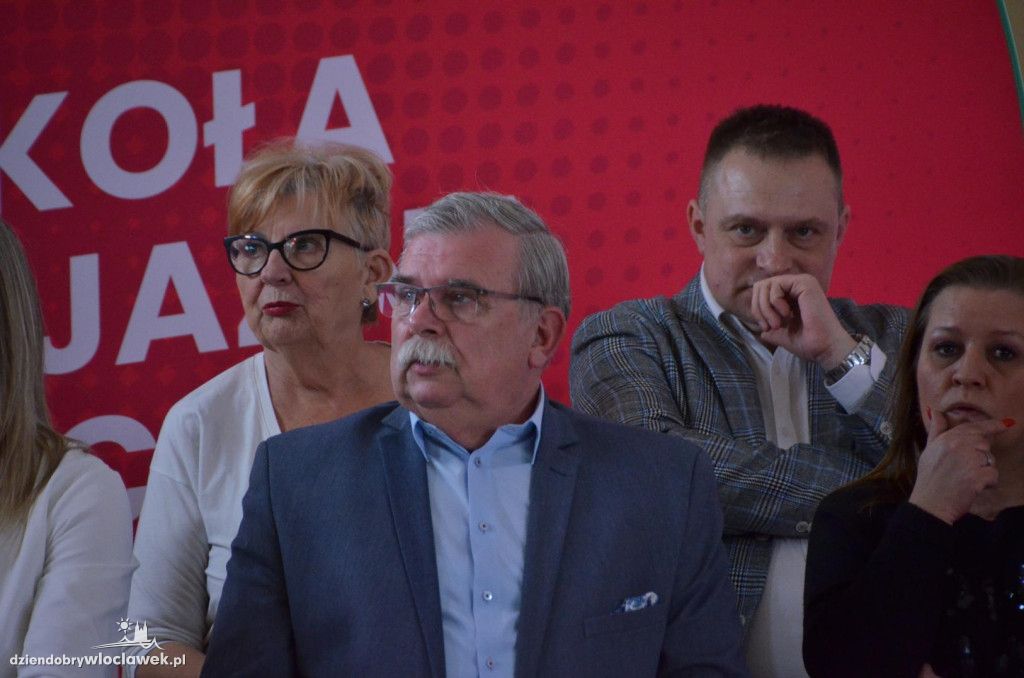 Czarzasty i Gawkowski we Włocławku