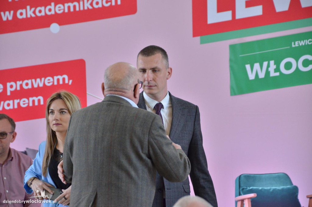 Czarzasty i Gawkowski we Włocławku