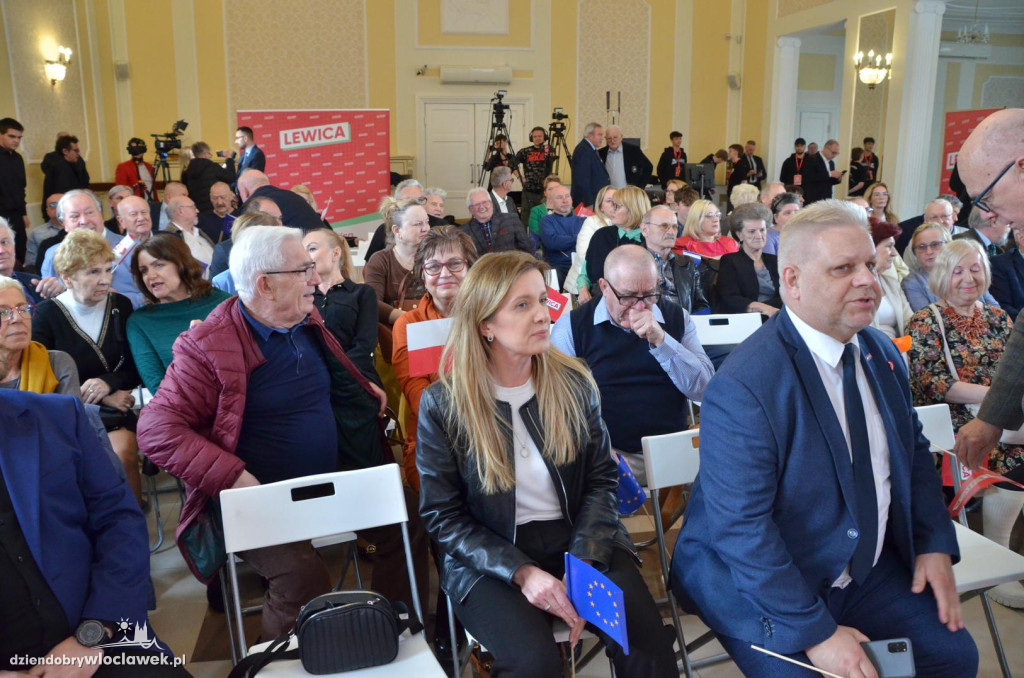 Czarzasty i Gawkowski we Włocławku