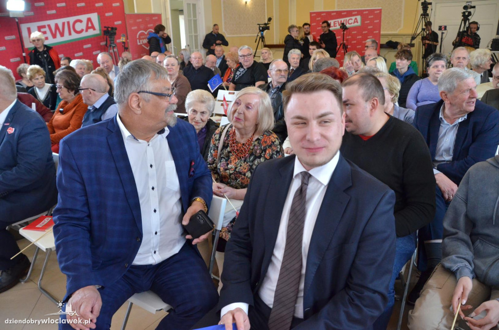 Czarzasty i Gawkowski we Włocławku