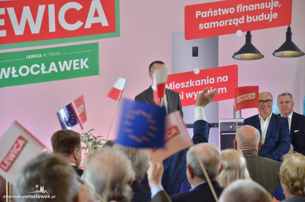 Czarzasty i Gawkowski we Włocławku